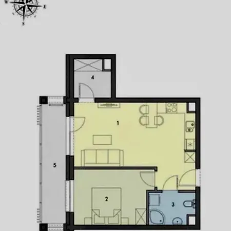 Magia Morza In Ortsteil Podczele Max 4 Personen - Parkplatz - Balkon * Kolobřeh
